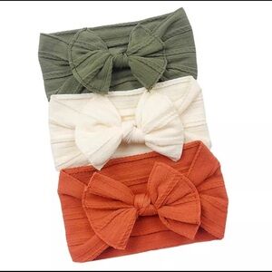 Baby Girl Bow‎ Headband 3pcs